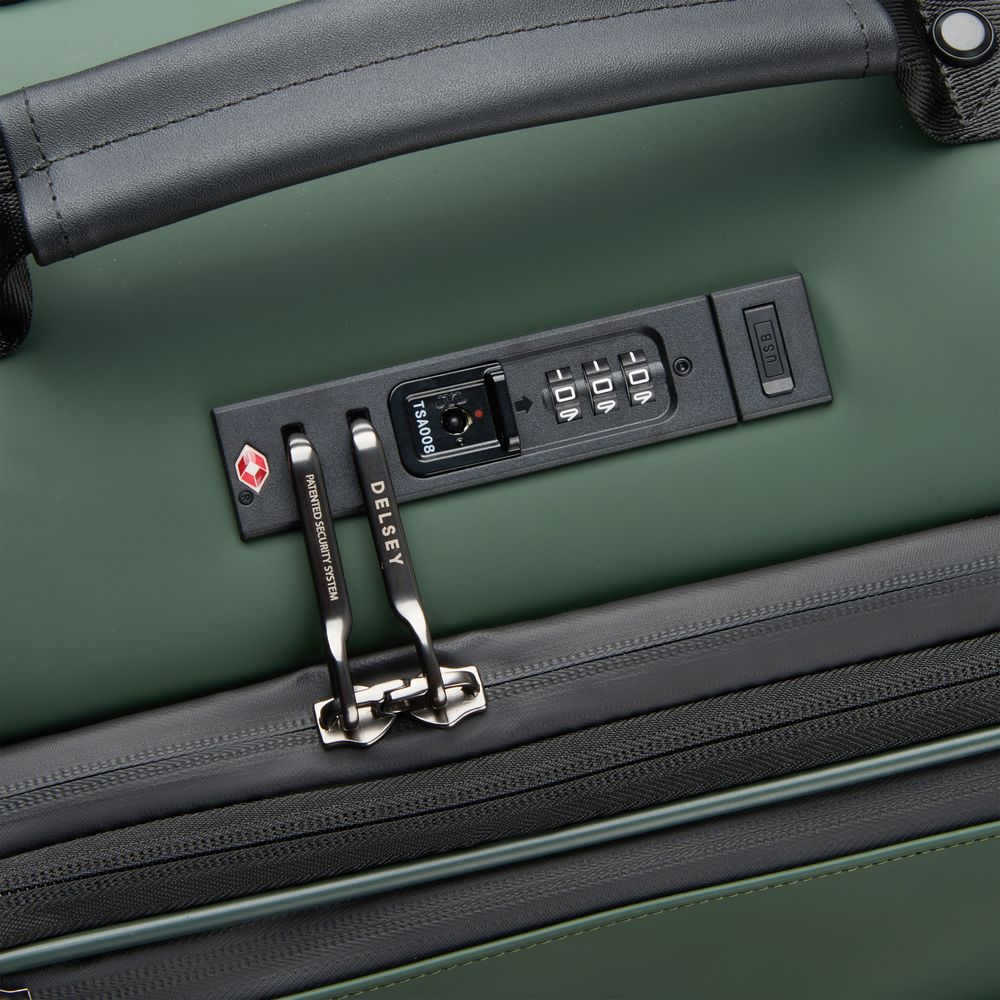 Valise cabine souple DELSEY PARIS Vert