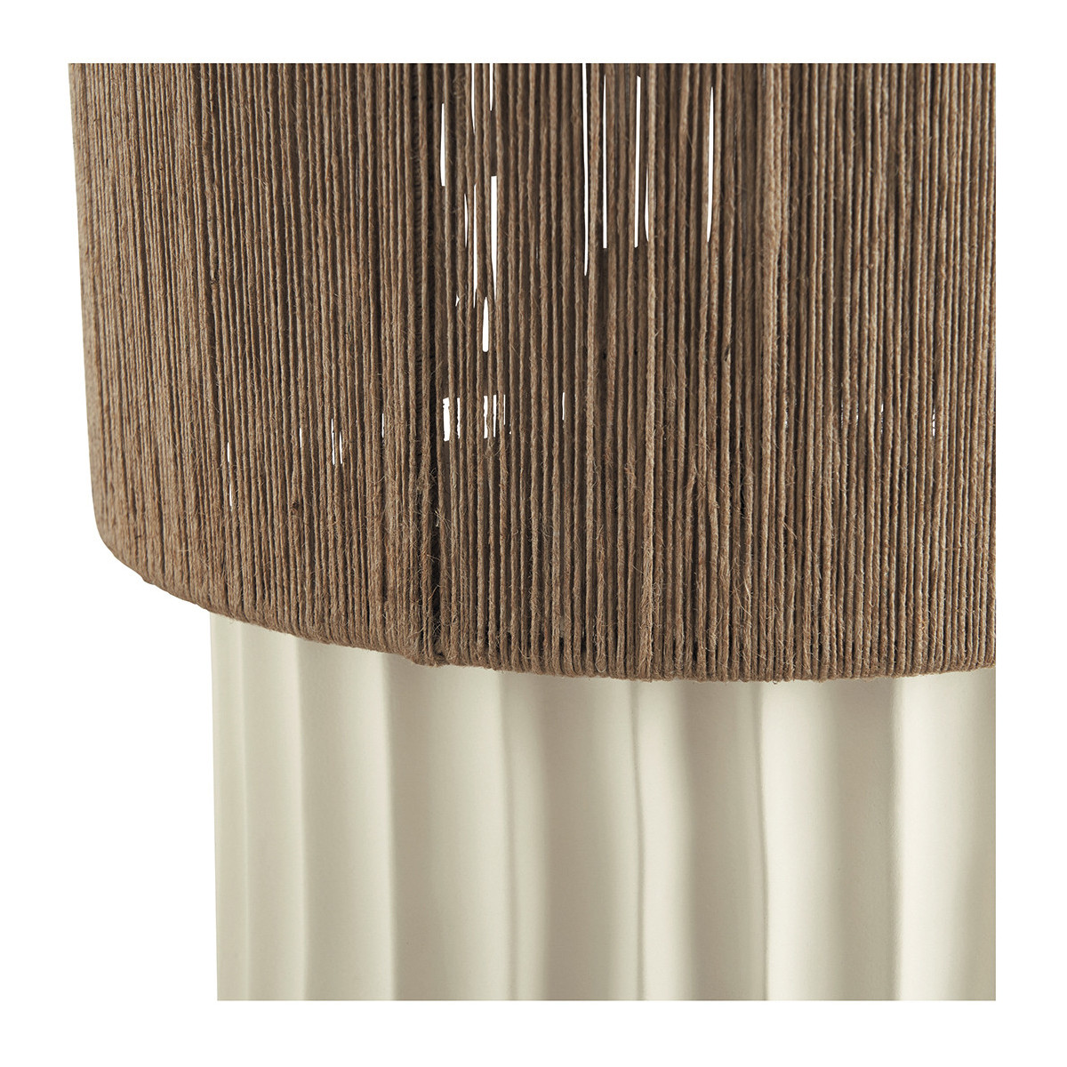 Olympe lamp with lampshade BLANC D'IVOIRE Beige