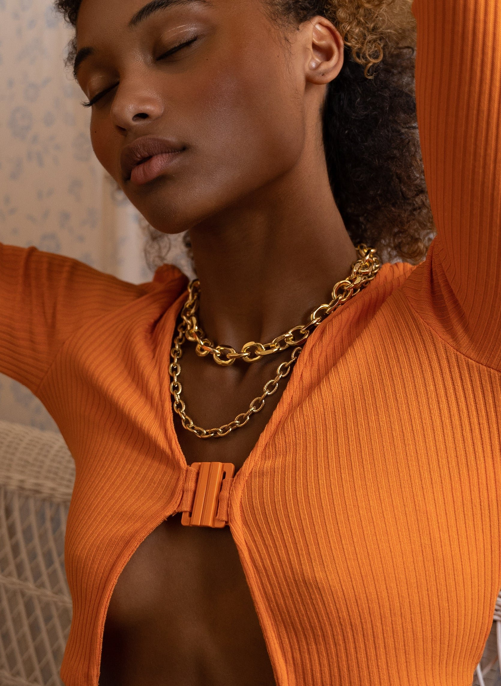 Reda chain necklace AEC Paris Golden