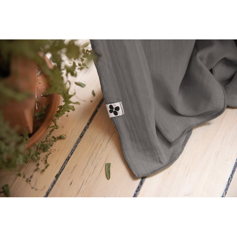 Blackout and Thermal Curtains L'EFFET PAPILLON Grey