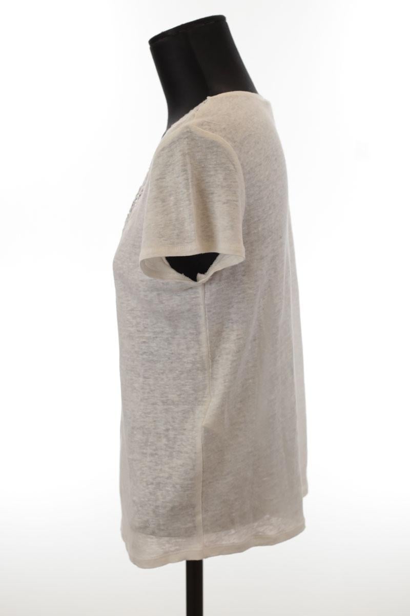 Cotton T-shirt SEZANE - Seconde main White