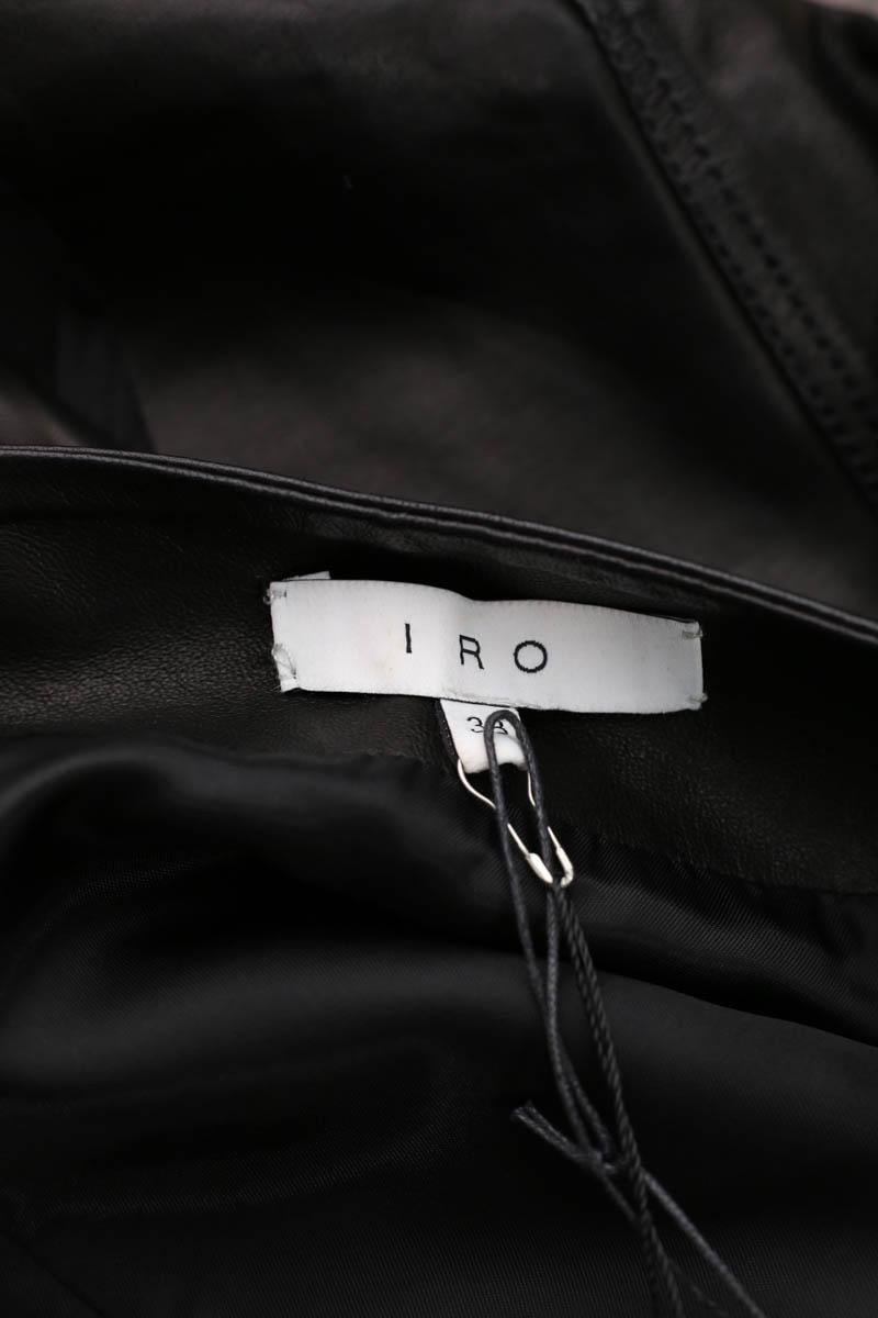 Leather mini-skirt IRO - Seconde Main Black