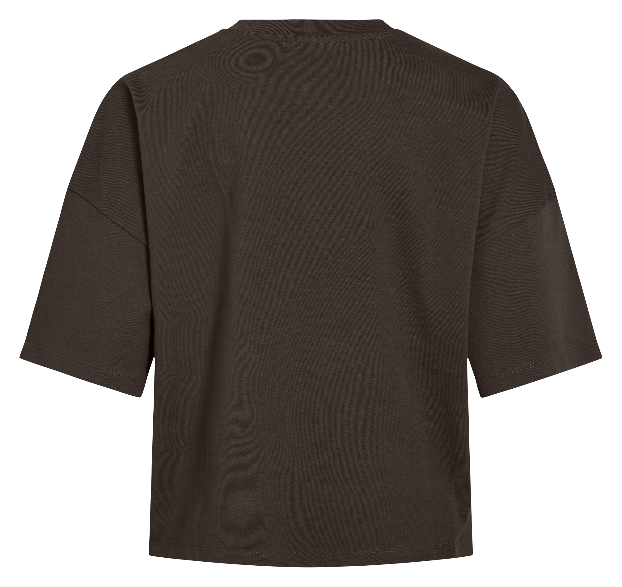 Tee-shirt manches courtes uni VILA Marron