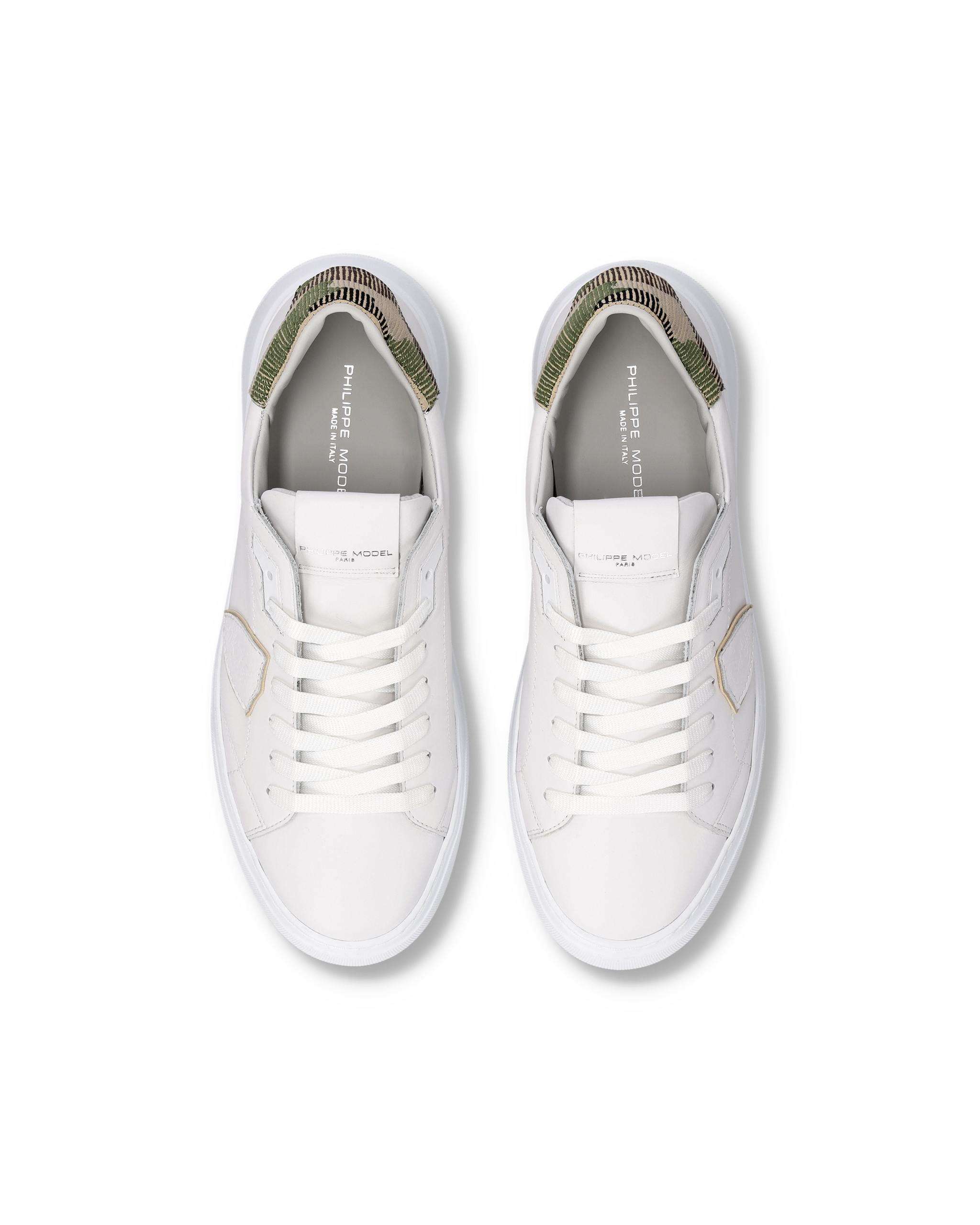 Tennis Temple Sneakers. PHILIPPE MODEL Green