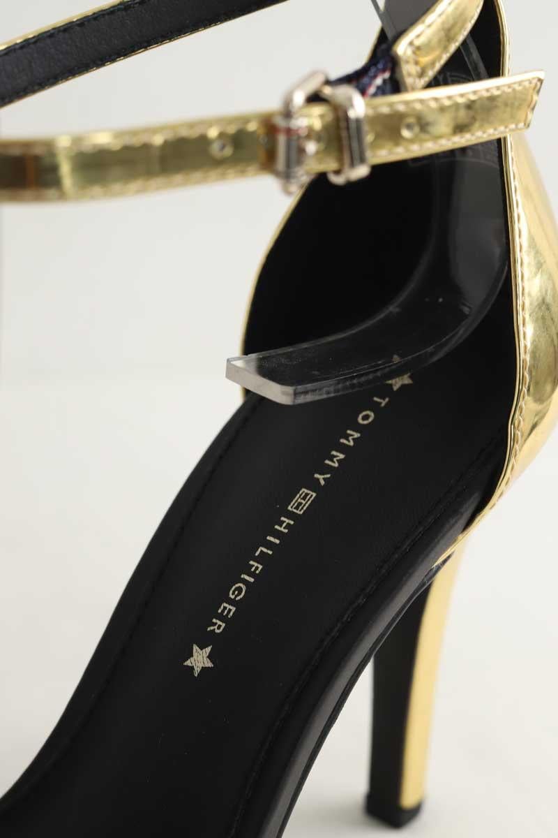 Leather heels TOMMY HILFIGER - SECONDE MAIN Black