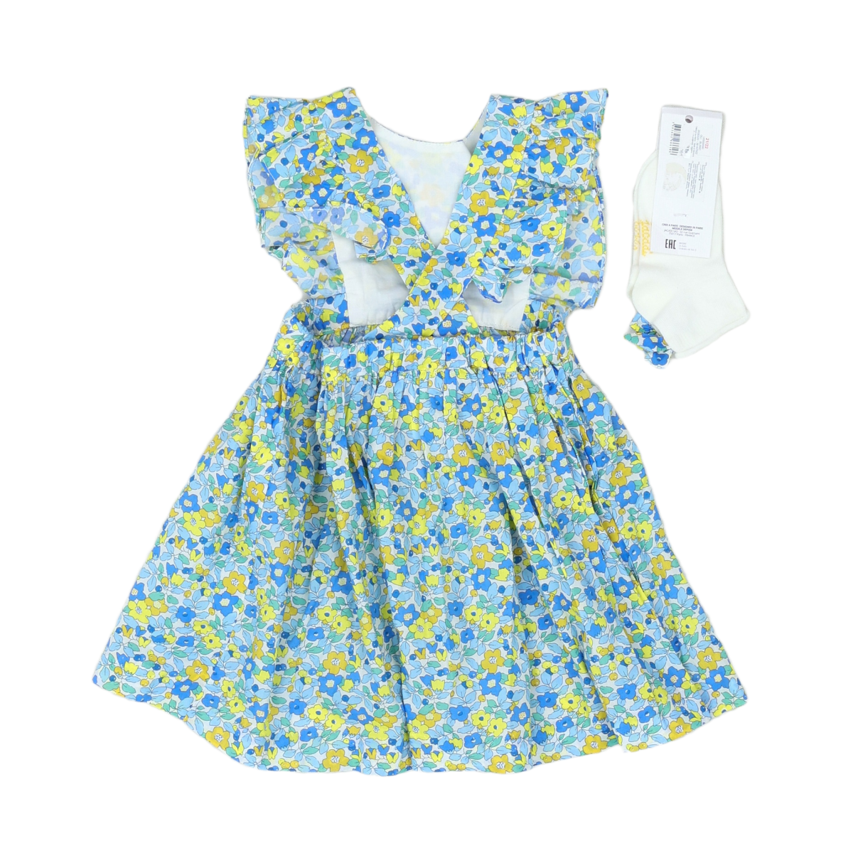 Blue baby dress - 18 months JACADI - Seconde Main Blue