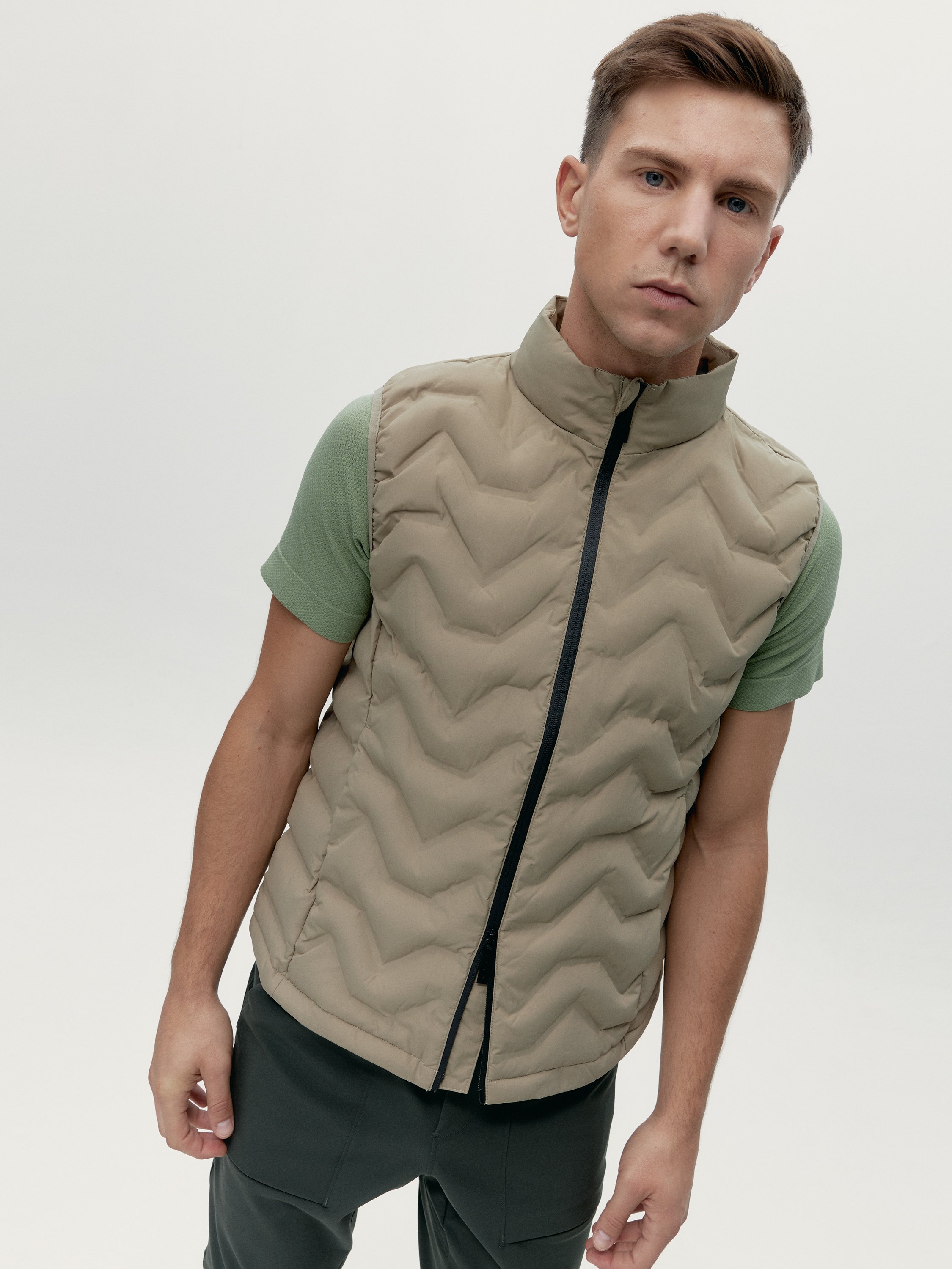 Zip-up performance athleisure sports jacket BORN LIVING YOGA