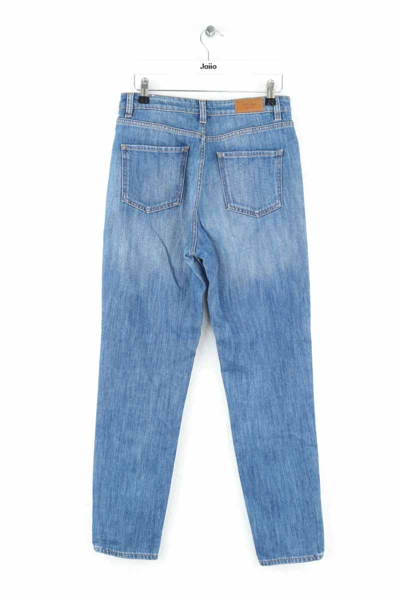 - Straight-leg jeans
- 5 pockets
- Straight cut
- Faded effect SEZANE - Seconde main Blue