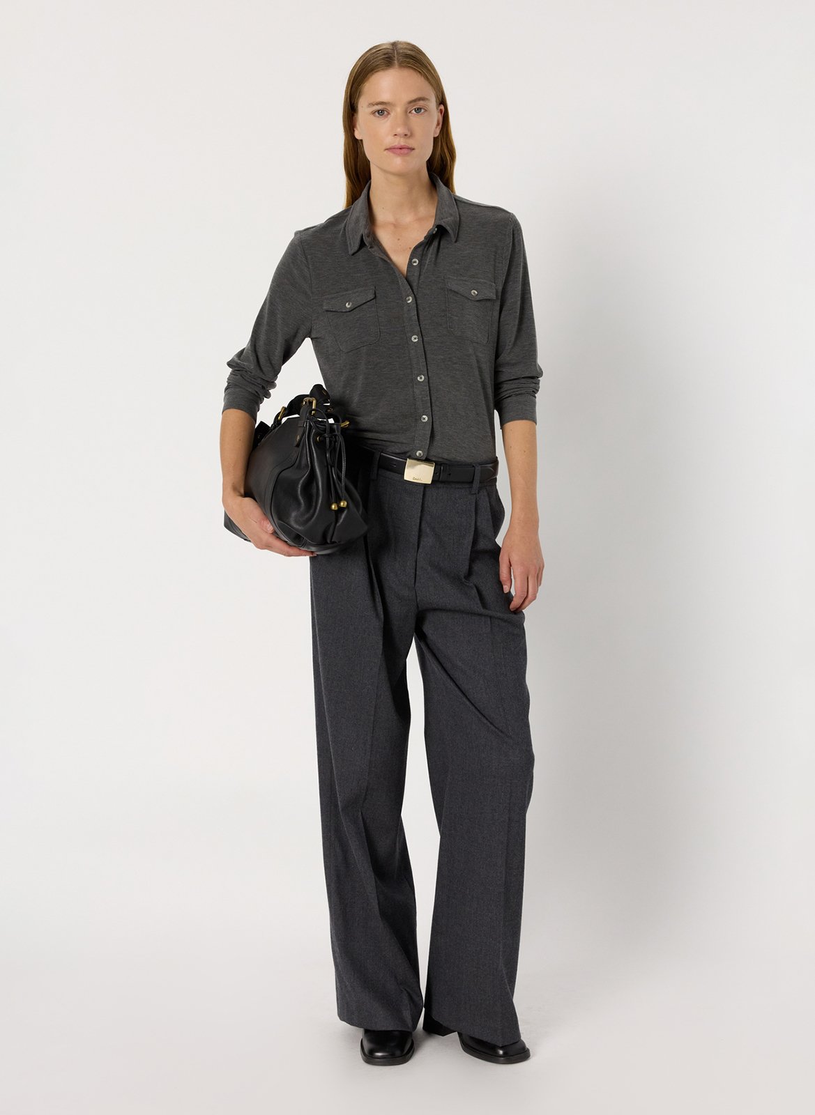 Chemise droite en jersey GERARD DAREL