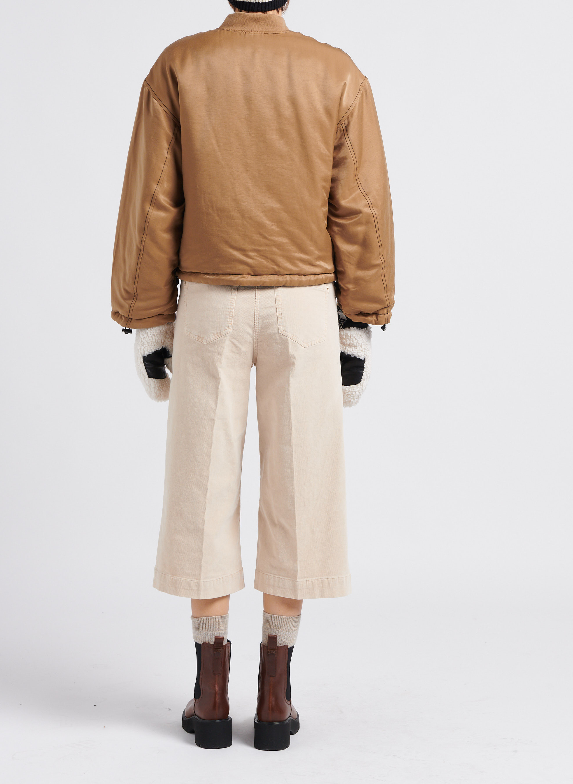 Blouson mit Stehkragen OBJECT Braun