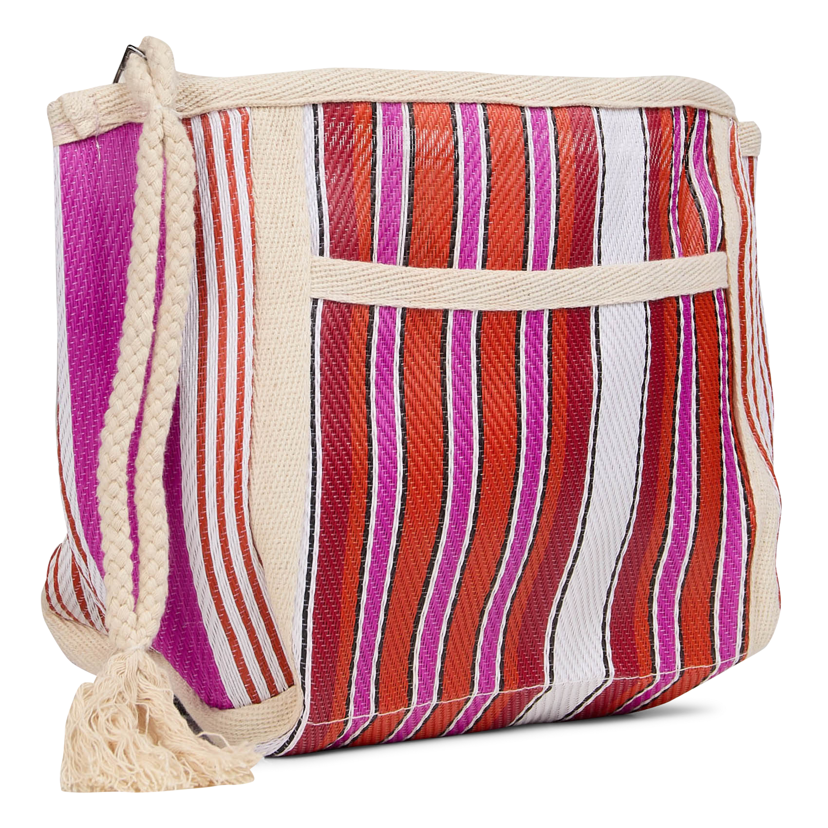 Striped clutch AU PRINTEMPS PARIS Pink