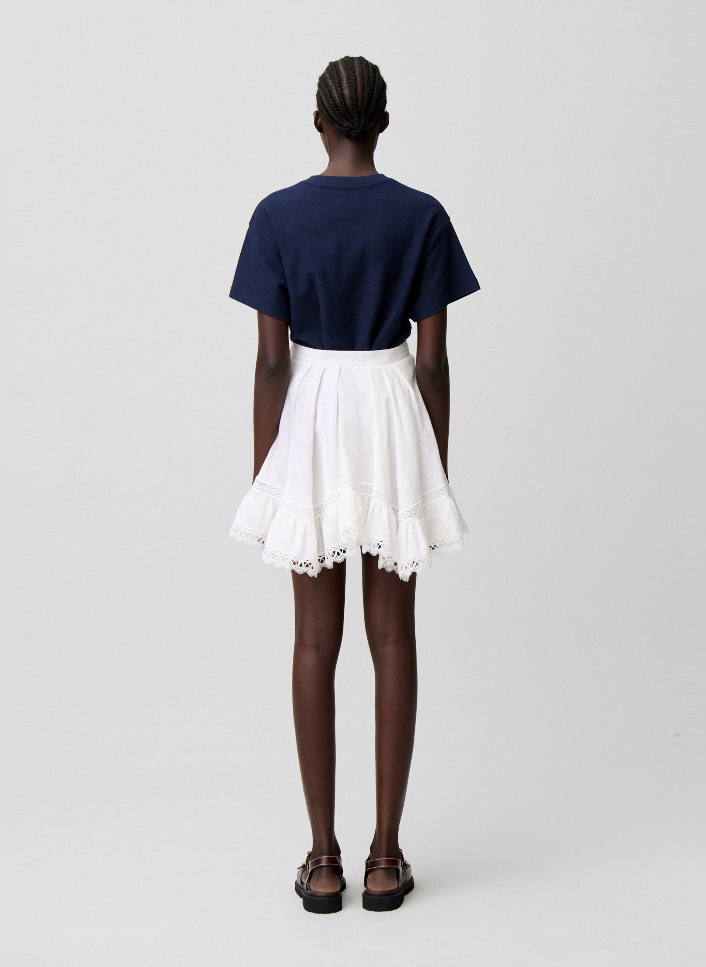 Jupe courte  CLAUDIE PIERLOT Beige