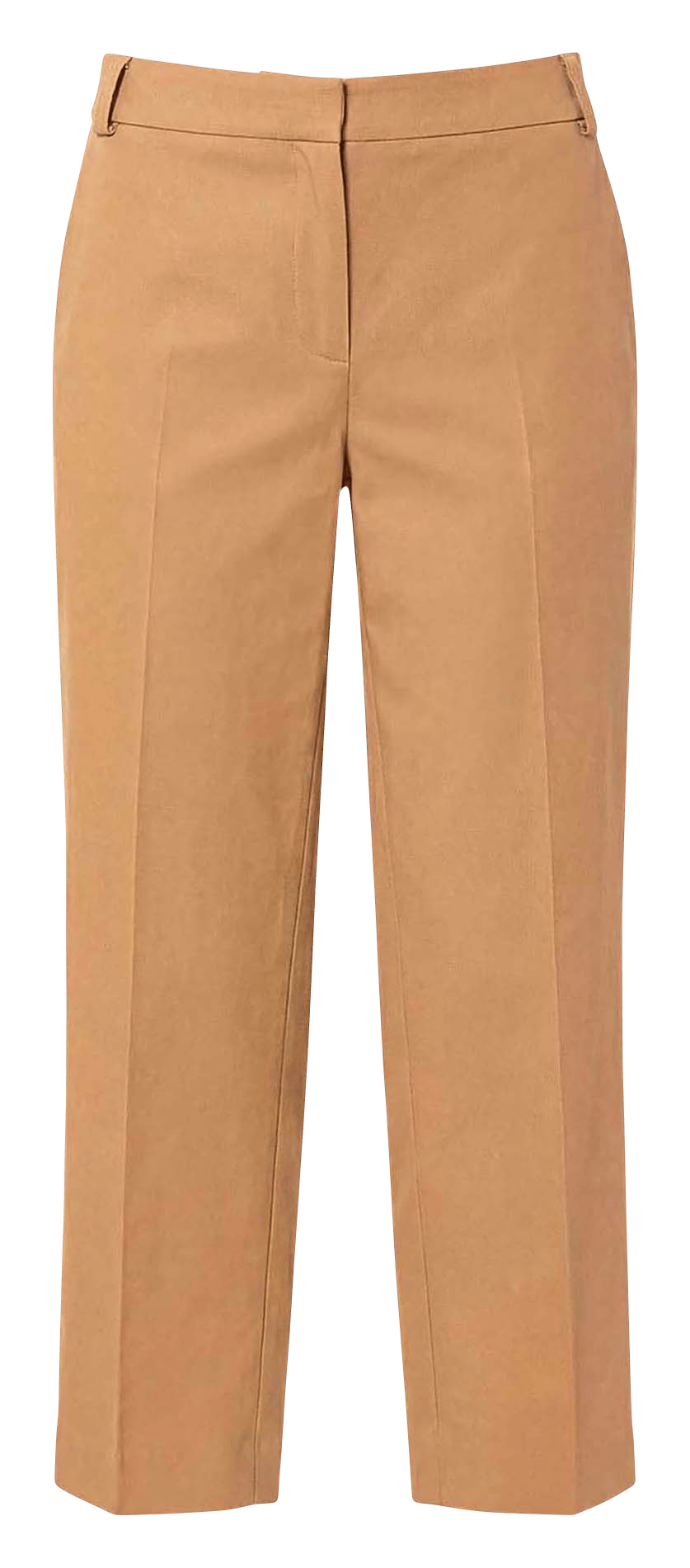 Pantalon ajusté en coton TARA JARMON Marron