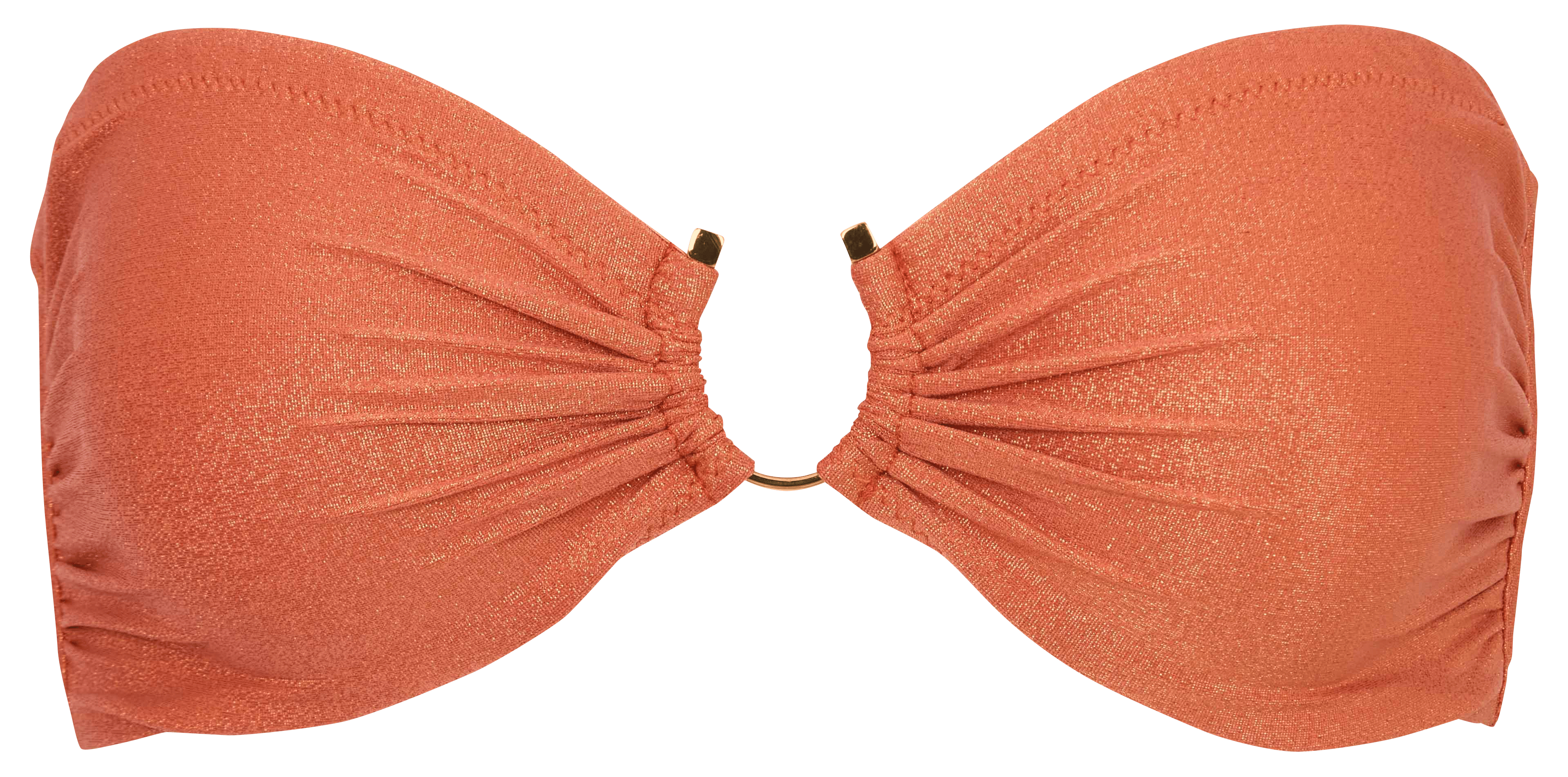 Glanzende bikinitop BELIZA Oranje