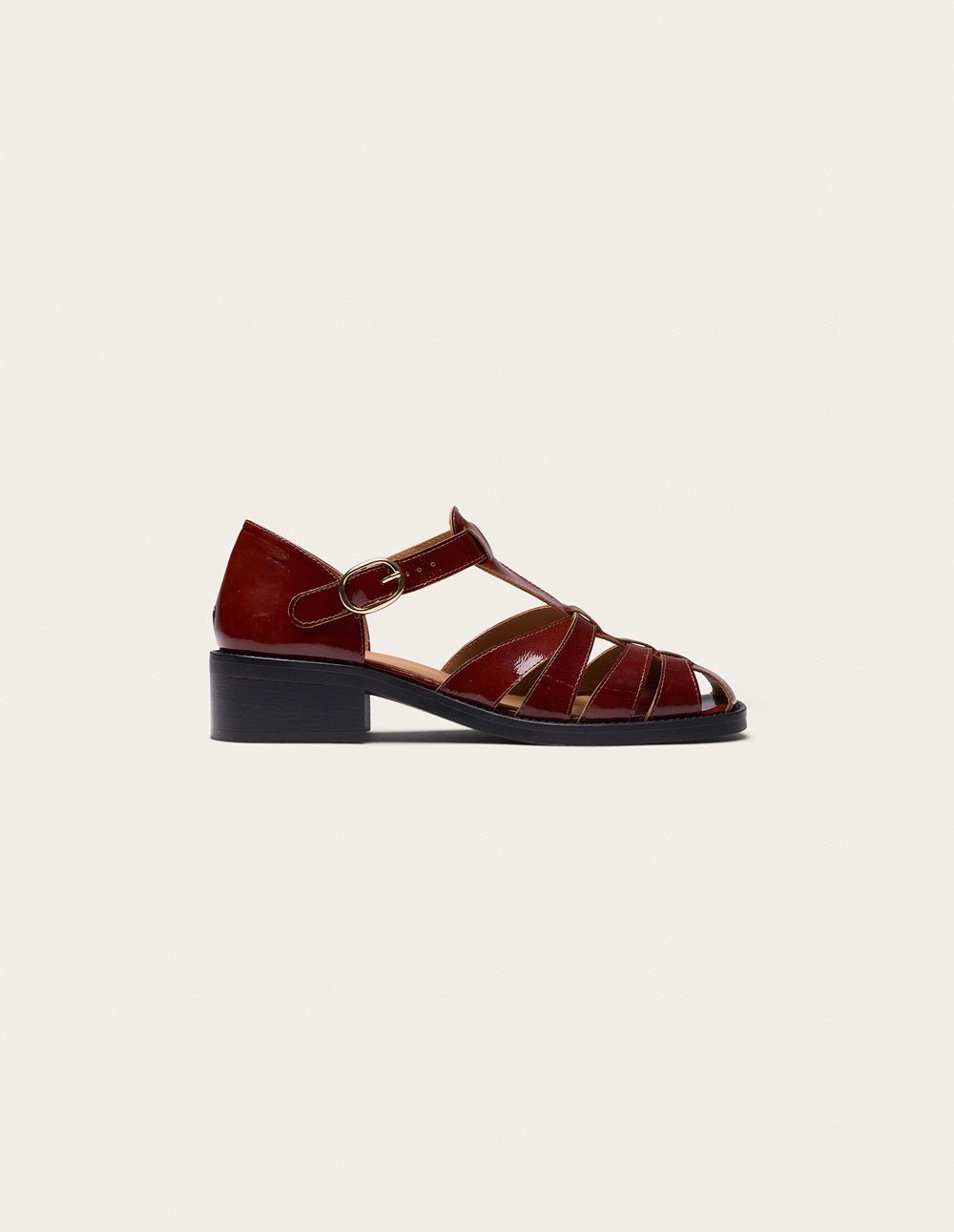 Heeled sandals ODAJE Brown