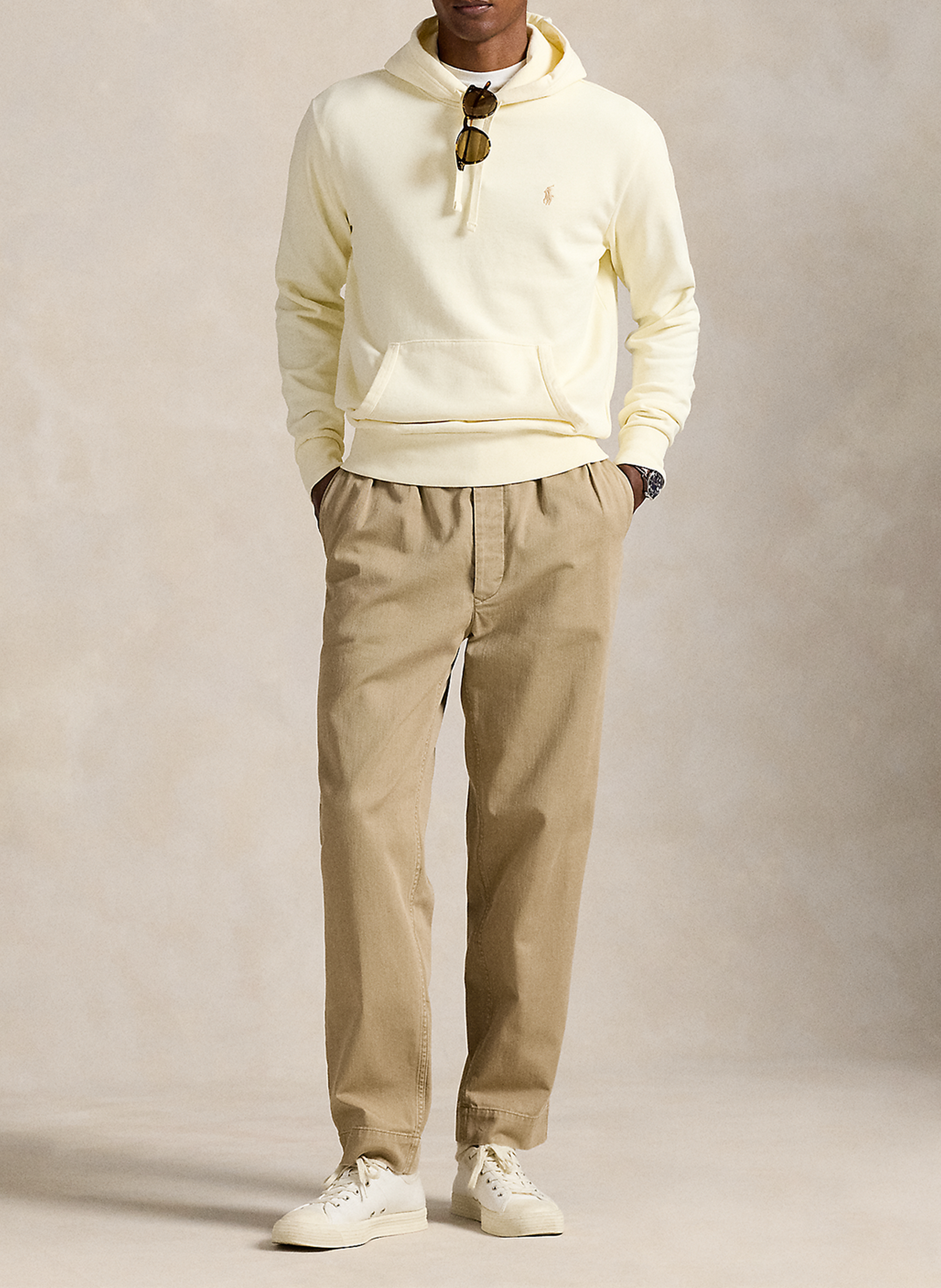 Kapuzensweatshirt aus Baumwolle POLO RALPH LAUREN Beige