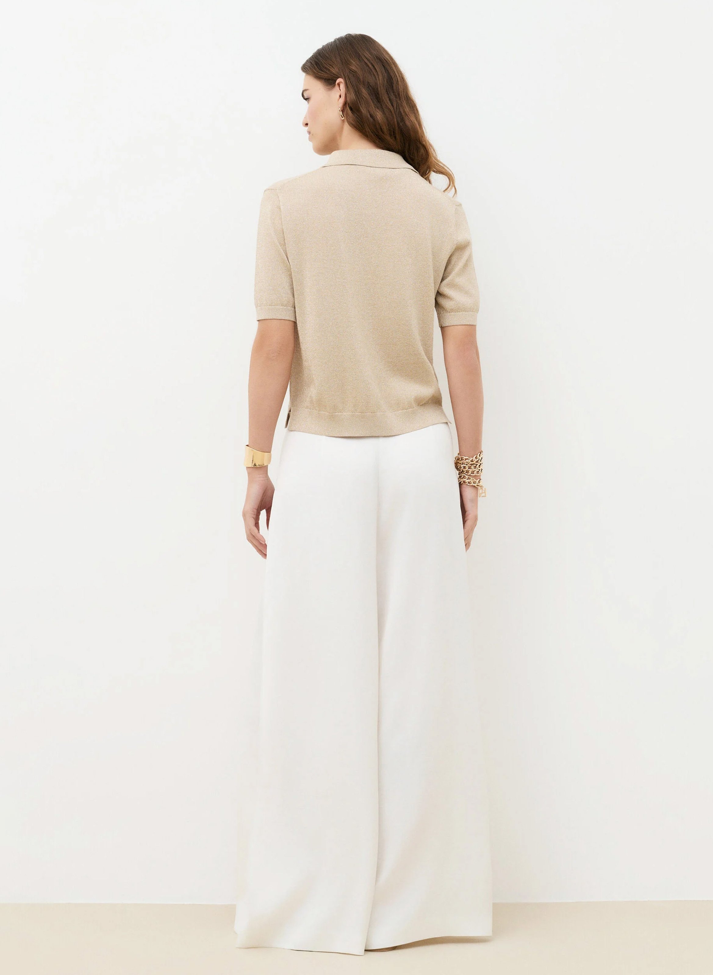 Classic-collar sweater CAROLL Beige
