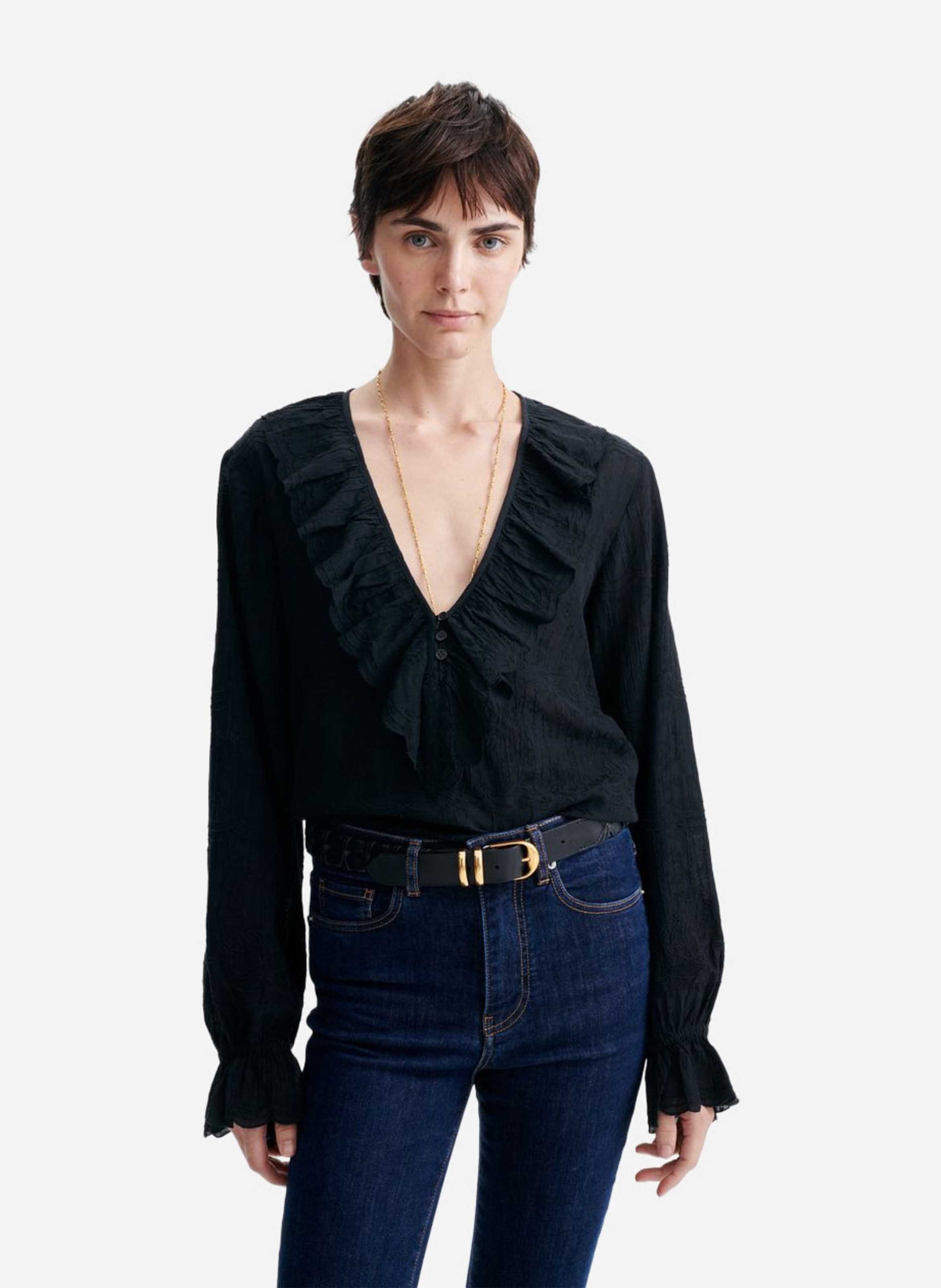 Blouse met V-hals VANESSA BRUNO