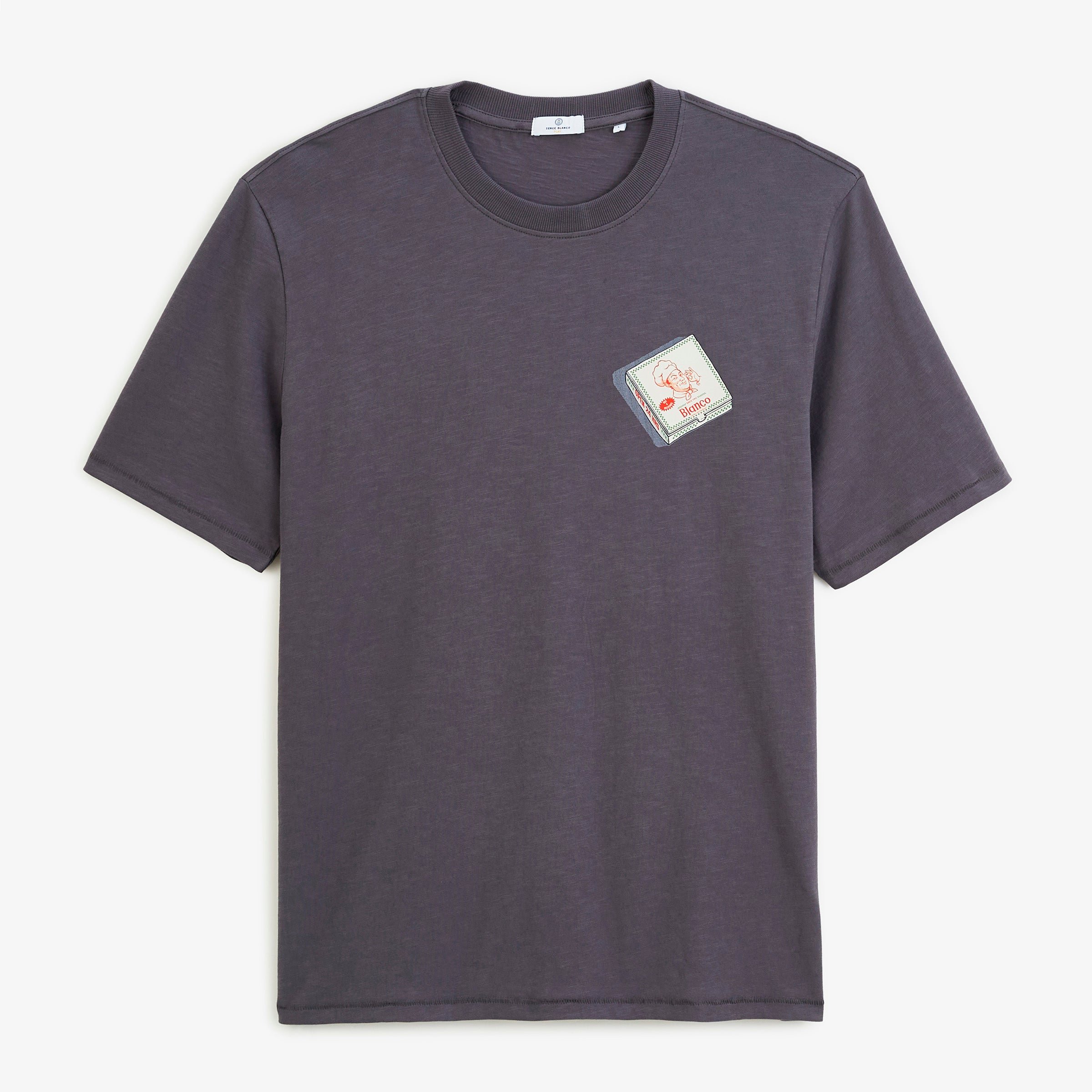 Short-sleeve printed T-shirt SERGE BLANCO Grey