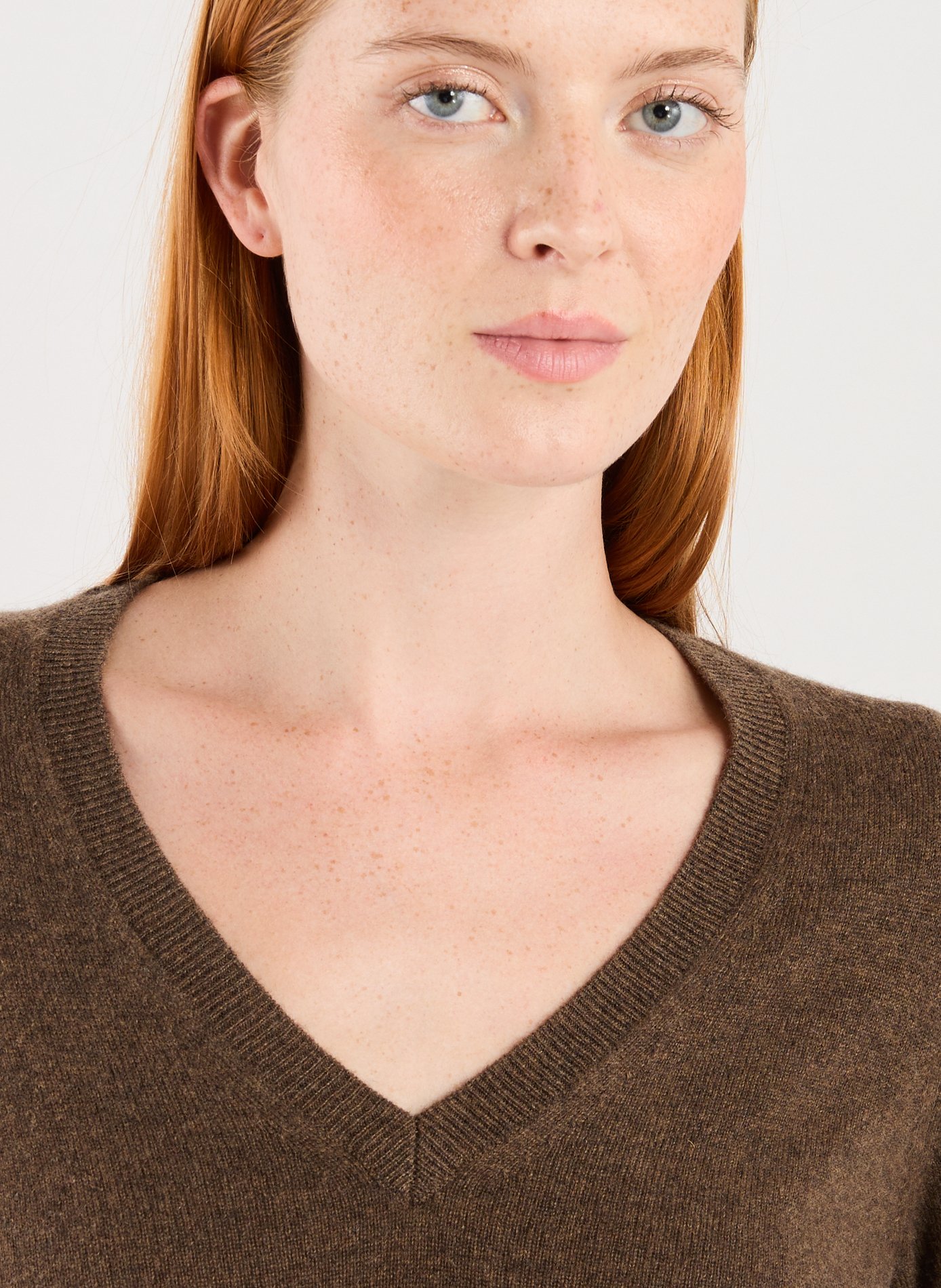Cashmere sweater AU PRINTEMPS PARIS Brown