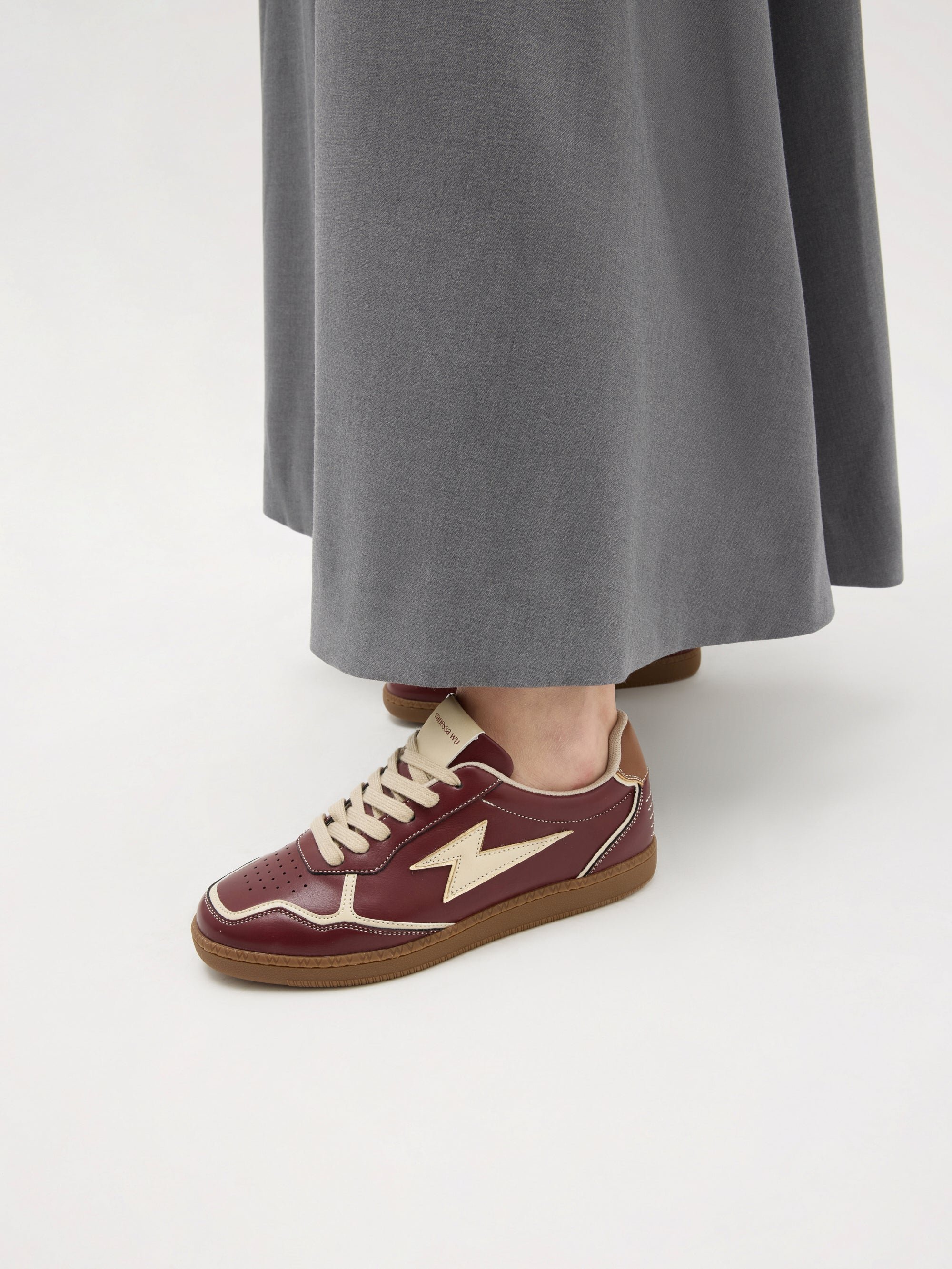 Lightning retro sole sneakers VANESSA WU Red