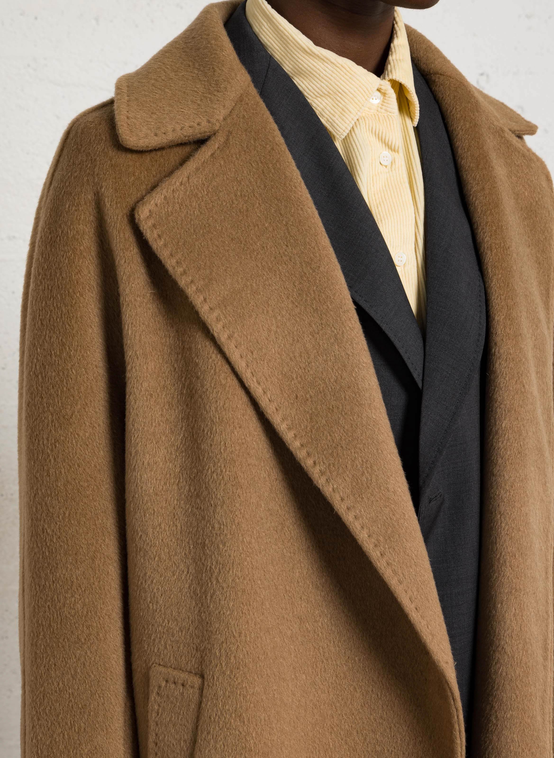 Manteau oversize en laine mélangée MAX MARA WEEK END Beige