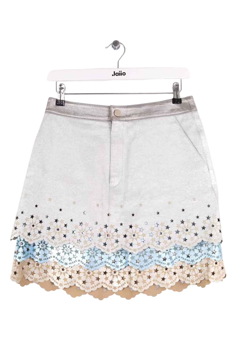 Skirt TOMMY HILFIGER - SECONDE MAIN Silver