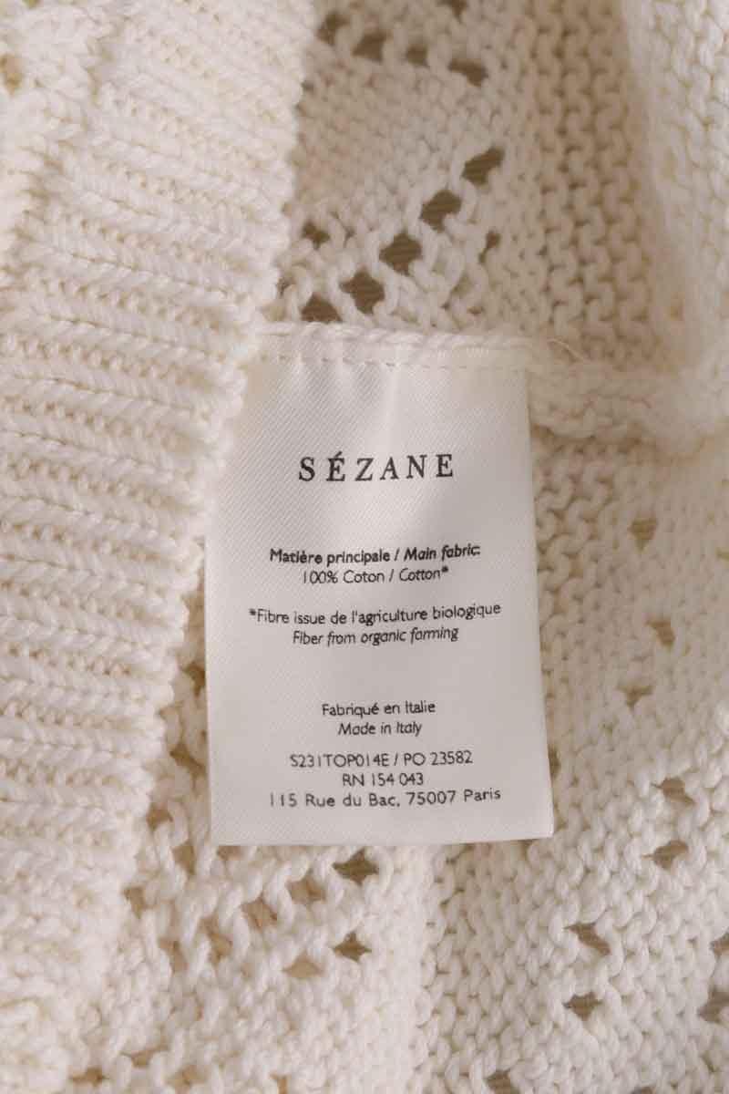 Azawood sleeveless top SEZANE - Seconde main Beige