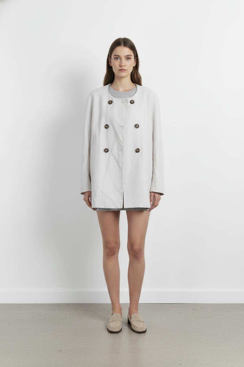 Short coat COMPTOIR DES COTONNIERS - Seconde main White
