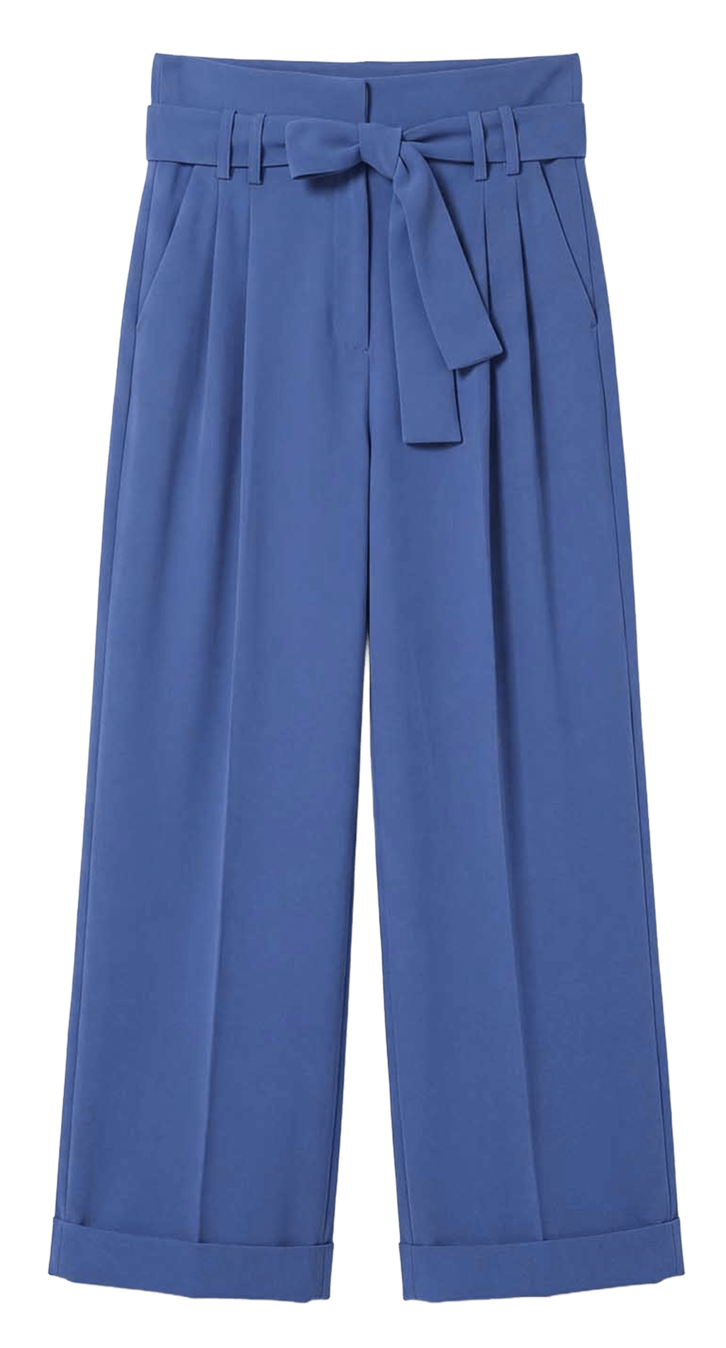 Wijde, effen broek TARA JARMON Blauw