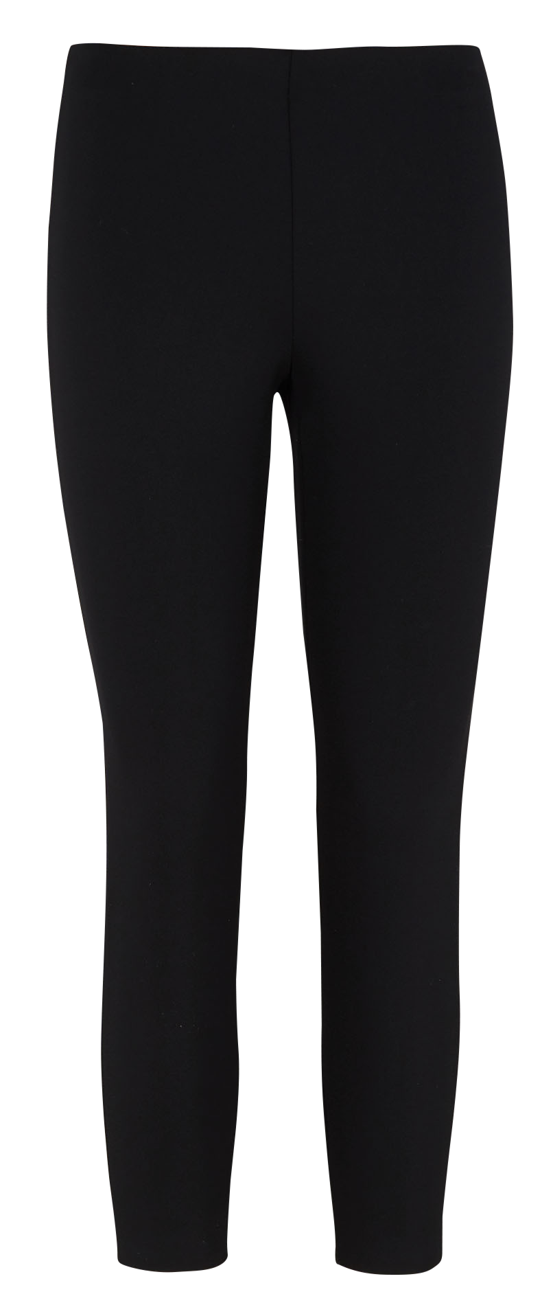 High-waisted cropped leggings THEORY Black