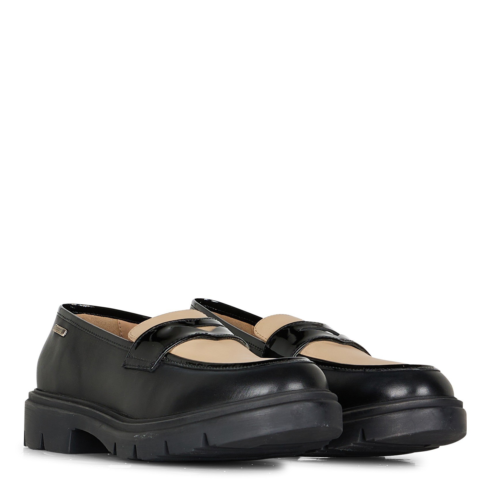Leather moccasins LES TROPEZIENNES PAR M.BELARBI Black