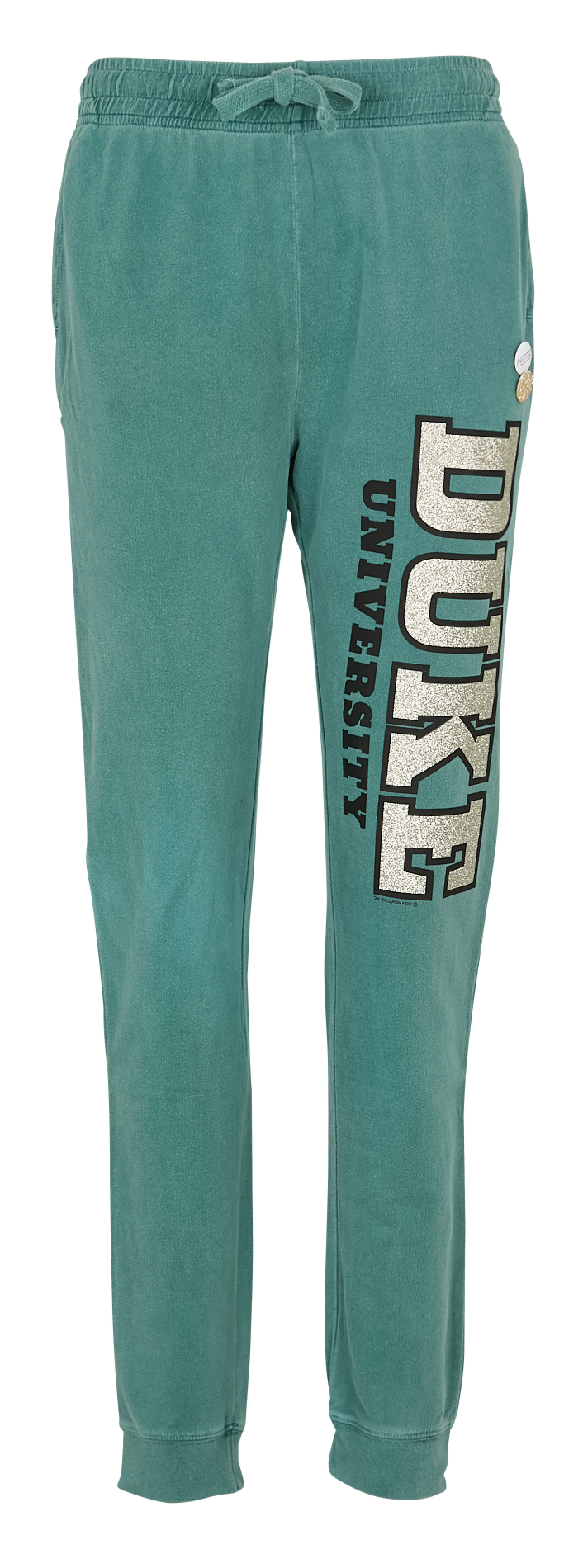 Rechte joggingbroek van katoen met print NEWTONE Groen