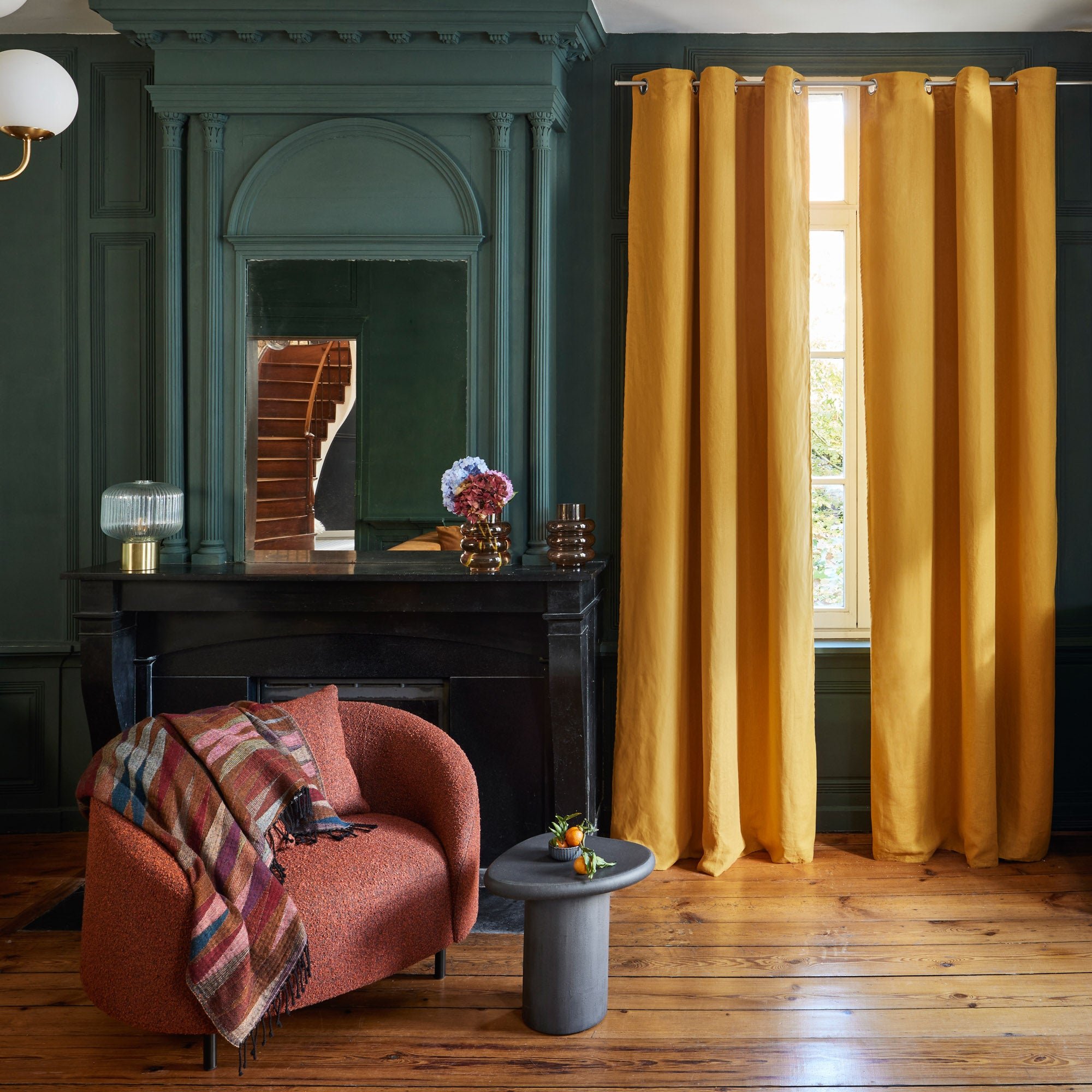 Lined black-out curtain with eyelets MADURA