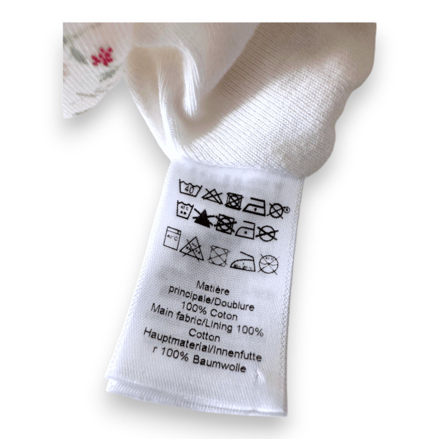 White Baby Bodysuit - 1 month PETIT BATEAU - Seconde Main White