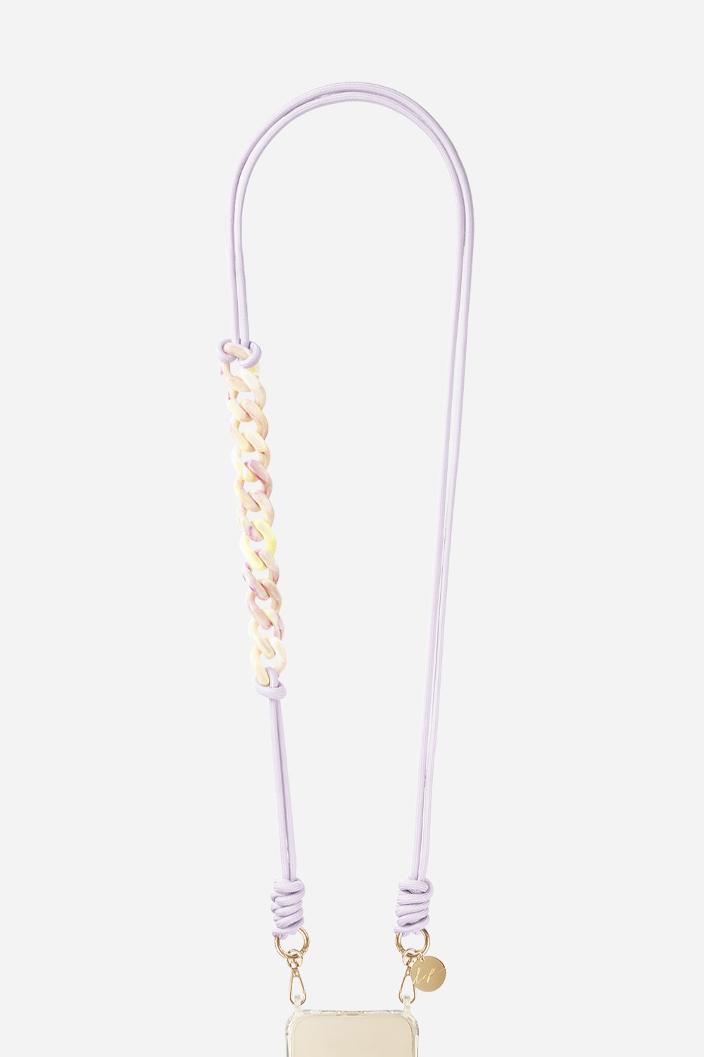 Cordon de téléphone en coton LA COQUE FRANCAISE Violet