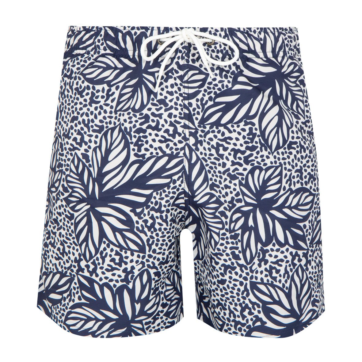 Recycled fibre Bermuda swim shorts EMINENCE Multicolored