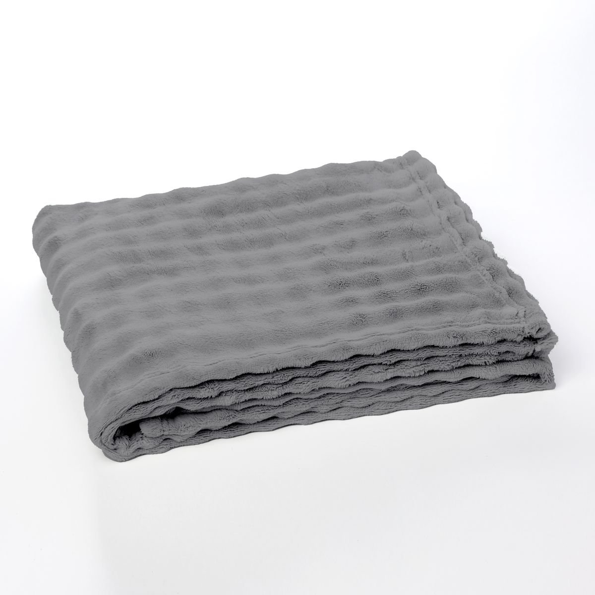 Plain checkered pattern TODAY LINGE DE MAISON Grey