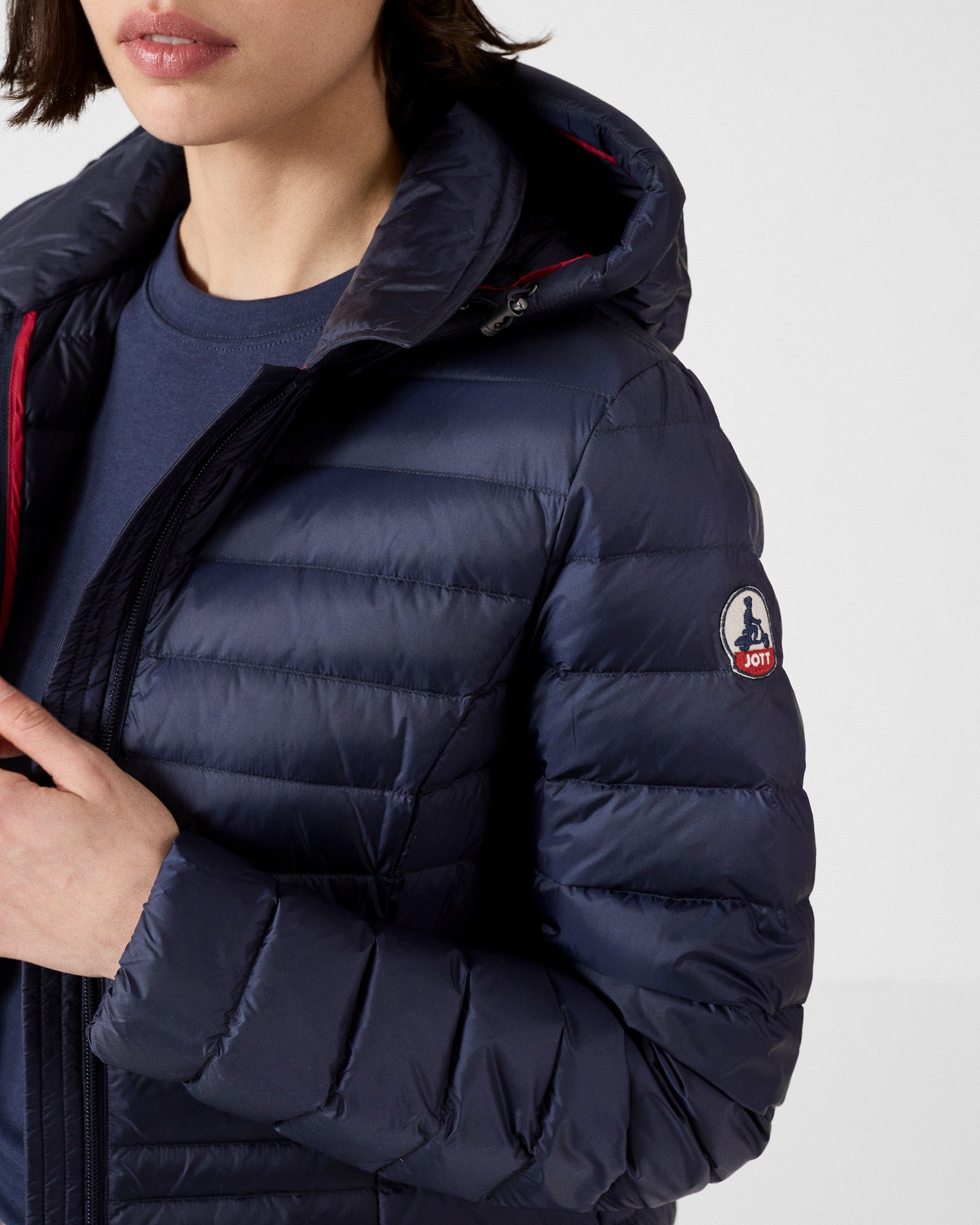 Doudoune à capuche mi-longue nour 2.0 Bleu