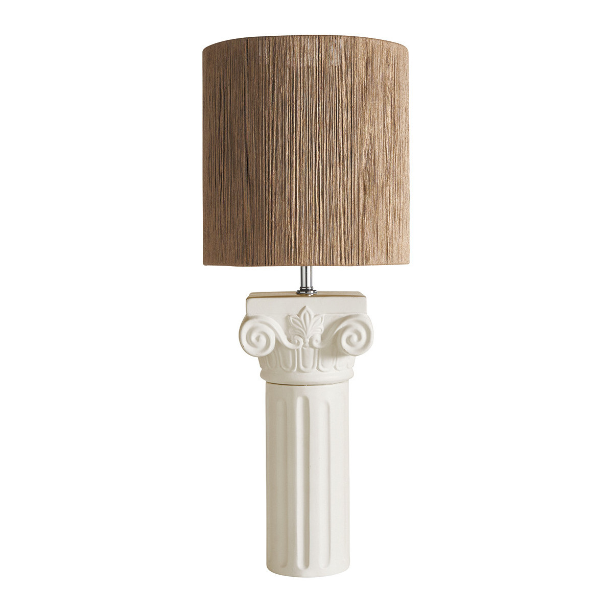 Ceramic lamp base BLANC D'IVOIRE Beige