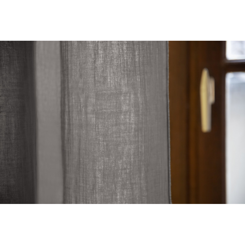 Blackout and Thermal Curtains L'EFFET PAPILLON Grey