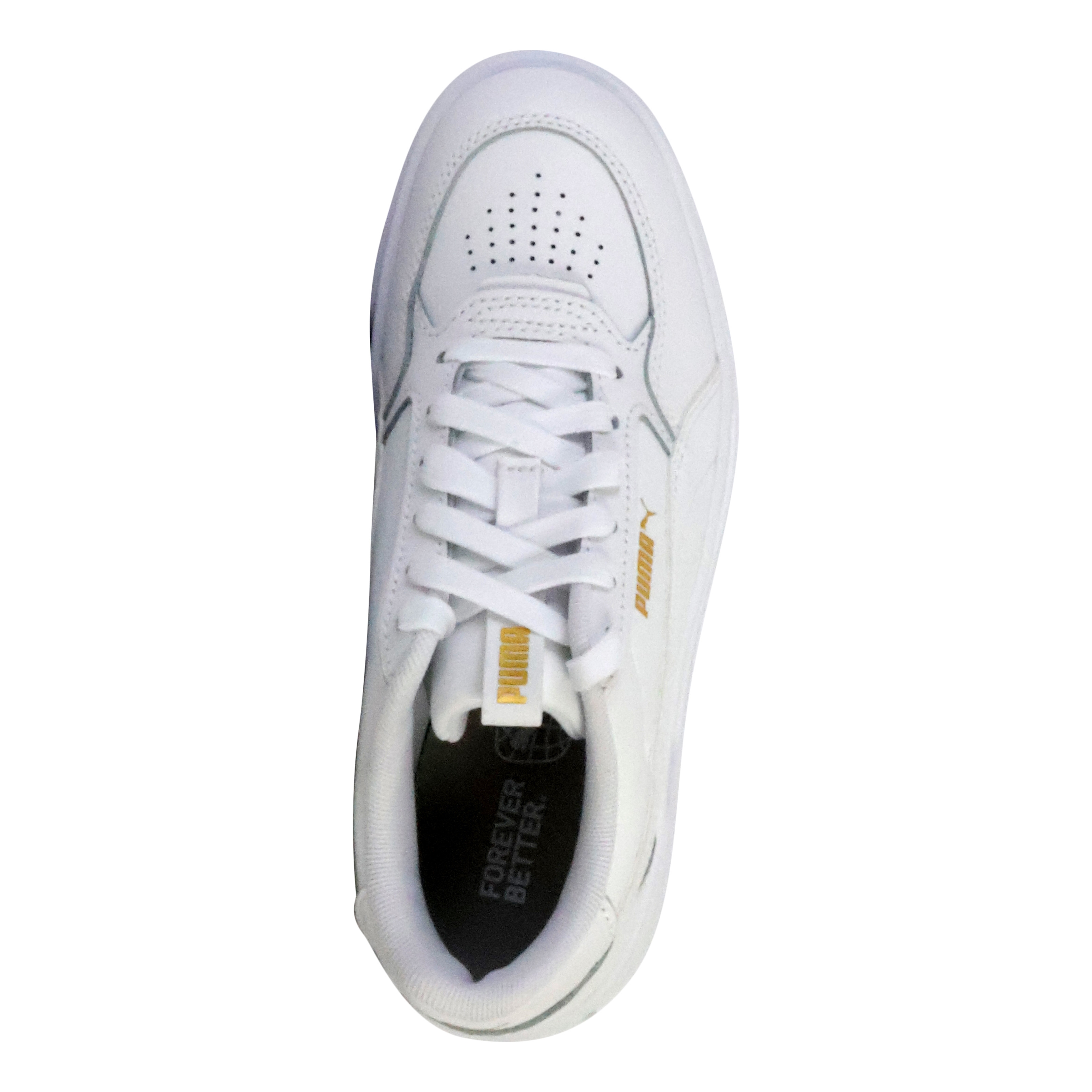 Karmen Rebel low-top leather sneaker PUMA White