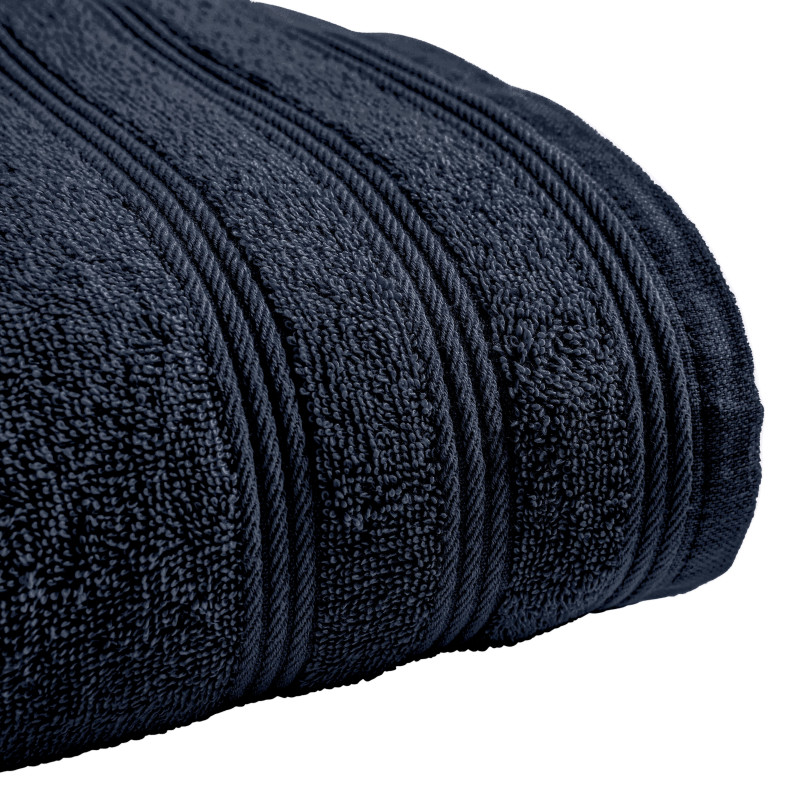 100% combed cotton hand towel COTON PUR Blue