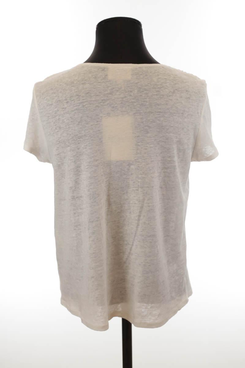 Cotton T-shirt SEZANE - Seconde main White