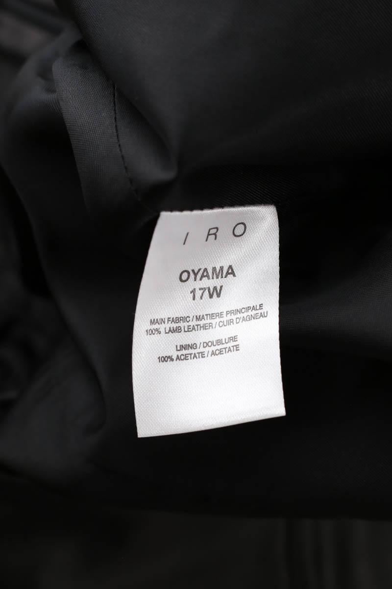 Leather mini-skirt IRO - Seconde Main Black