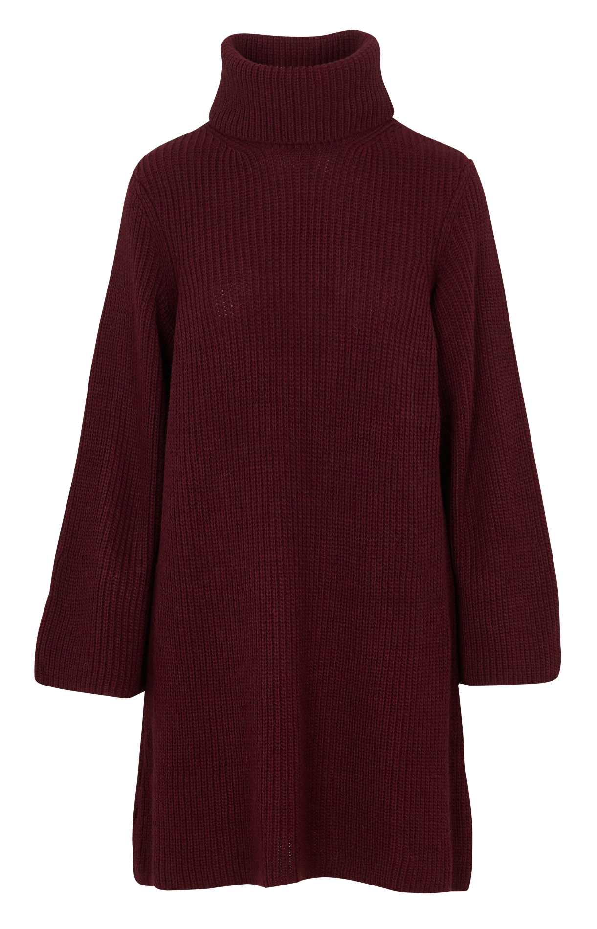 Short dress in beaded ribbed knit LA FEE MARABOUTEE Brown