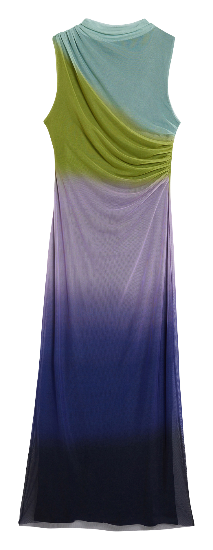 Abito lungo con scollo tondo DESIGUAL Rosso