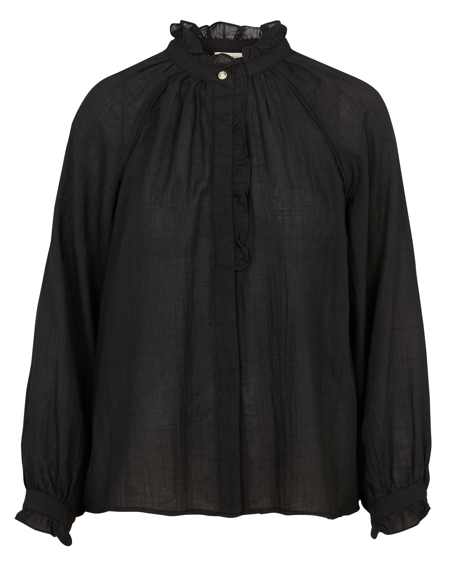 Chemise col victorien SEE U SOON Noir