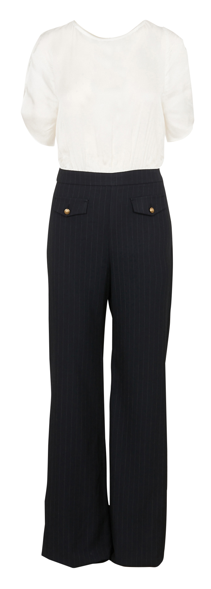 Combinaison col bateau IKKS Bleu