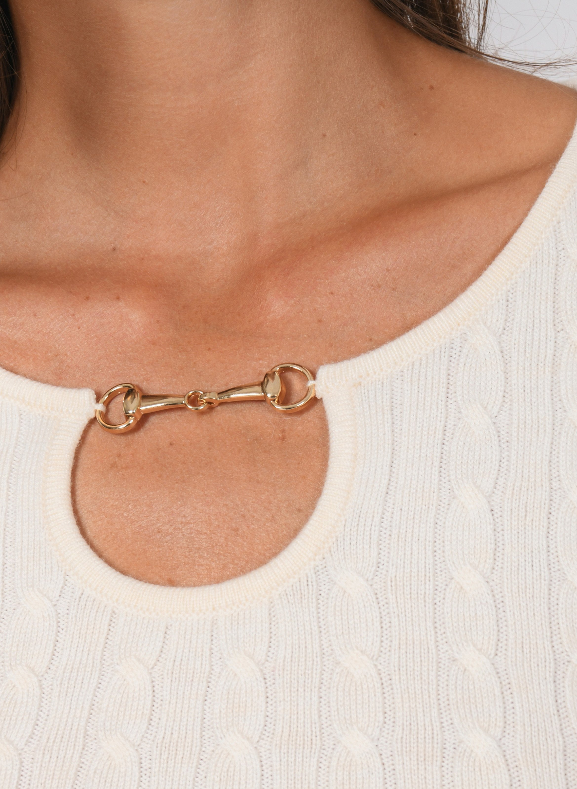 Pull col bateau  KOOKAI Blanc